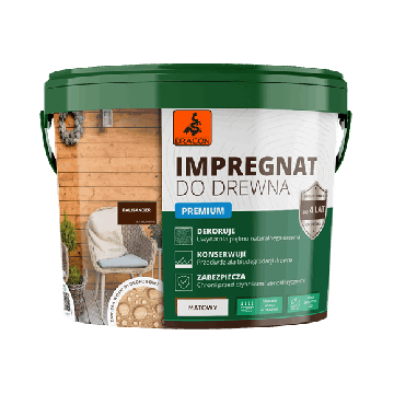 Impregnat akrylowy do drewna PREMIUM palisander 5L Dragon