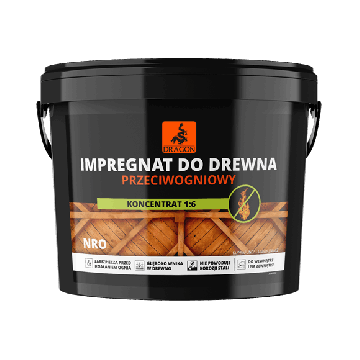 Impregnat przeciwogniowy - koncentrat 5kg Dragon