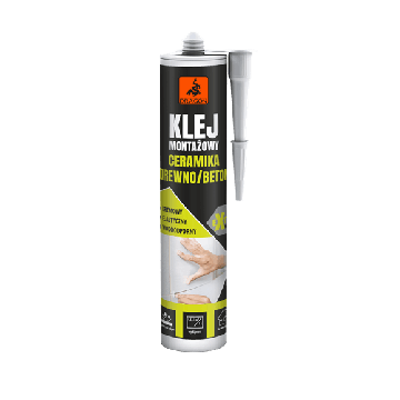 Klej montażowy ceramika-beton-drewno 280ml Dragon