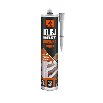 Klej montażowy drewno-korek 280ml Dragon