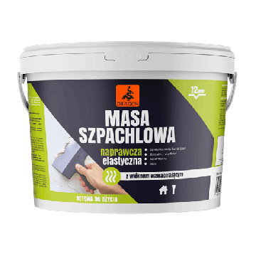 Masa szpachlowa naprawcza elastyczna 5kg Dragon