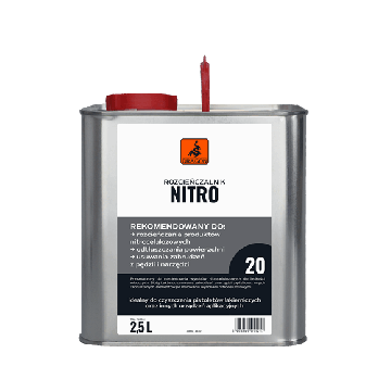 Rozcieńczalnik nitro 2,5L Dragon