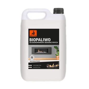 Biopaliwo do biokominków dekoracyjnych bezzapachowy 5L Dragon