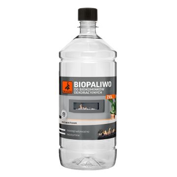Biopaliwo do biokominków dekoracyjnych żel bezzapachowy 1L Dragon