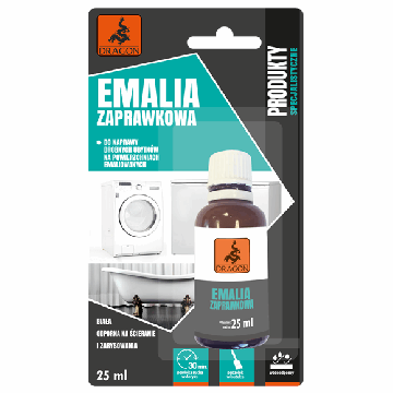 Emalia zaprawkowa biała 25ml Dragon