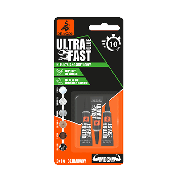 Klej cyjanoakrylowy 3x1g Dragon