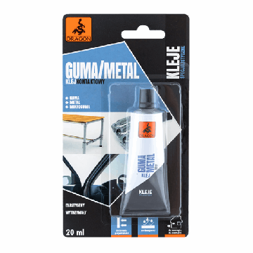 Klej do gumy i metalu 20ml Dragon