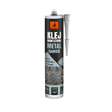 Klej montażowy metal-kamień kremowy 280ml