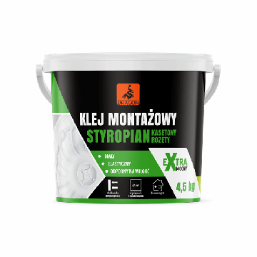 Klej montażowy styropian - kasetony - rozety 4,5kg