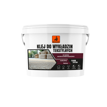 Klej do wykładzin tekstylnych - osakrylowy 12kg Dragon