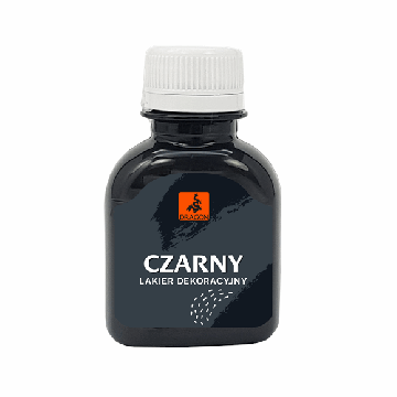 Lakier dekoracyjny czarny 80ml Dragon