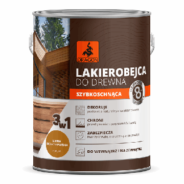 Lakierobejca do drewna szybkoschnąca sosna skandynawska 2,5L Dragon