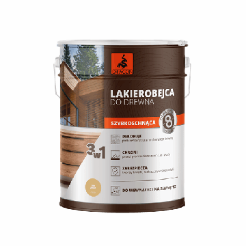 Lakierobejca do drewna szybkoschnąca Dąb jasny 5L