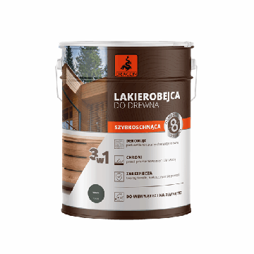 Lakierobejca do drewna szybkoschnąca wenge 5L