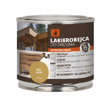 Lakierobejca do drewna szybkoschnąca Dąb jasny 200ml