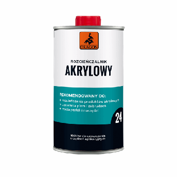 Rozcieńczalnik akrylowy 500ml Dragon