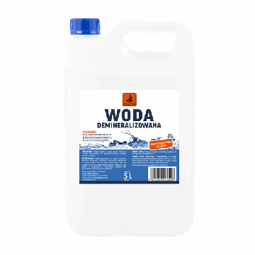 Woda demineralizowana 5L Dragon