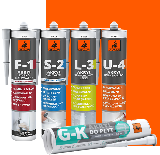 Akryle budowlane Dragon